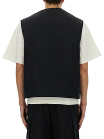 Jil Sander Men's Cargo Vest Black Jil Sander