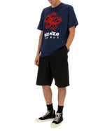 Kenzo Men's Cargo Workwear Shorts Black, view 2