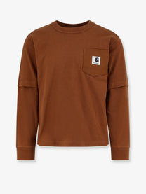 Sacai Men's Shirt Capsule Sacai Carhartt Wip Brown