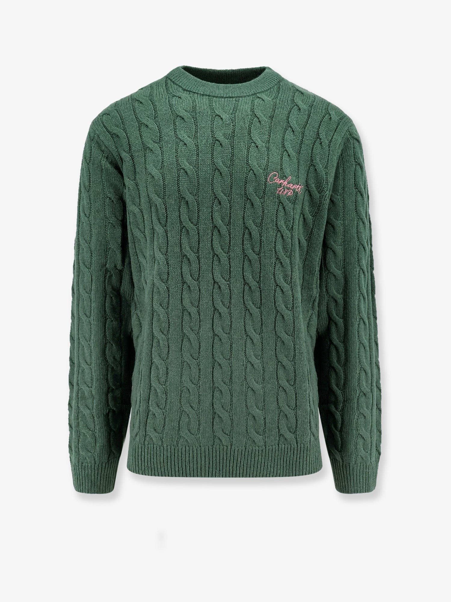 Carhartt Wip - Wool Blend Braided Sweater - Home->Man->Clothing->Knitwear