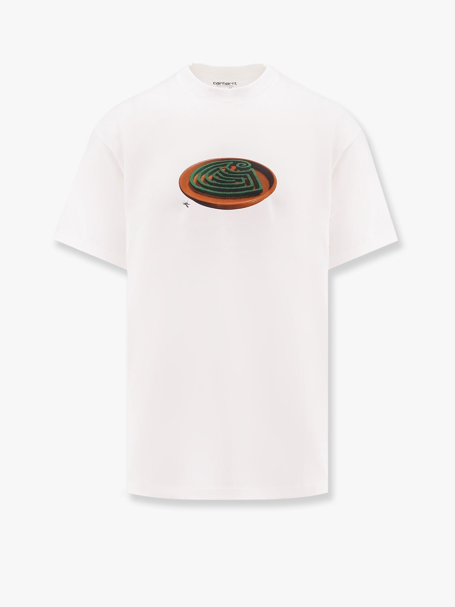 Carhartt Wip - Organic Cotton T Shirt With Spiral Logo - Home->Man->Clothing->T-Shirts and Top