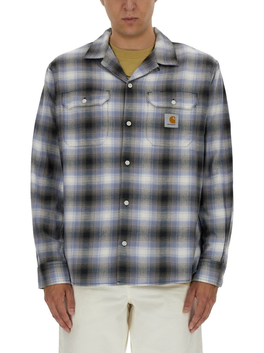 Carhartt Wip - Shirt With Logo - Home->Man->Clothing->Shirts