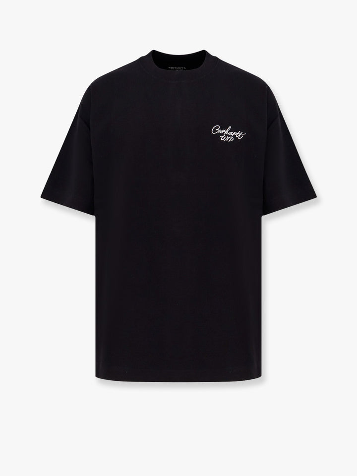 Carhartt Wip - Cotton T Shirt With Logo Embroidery - Home->Man->Clothing->T-Shirts and Top