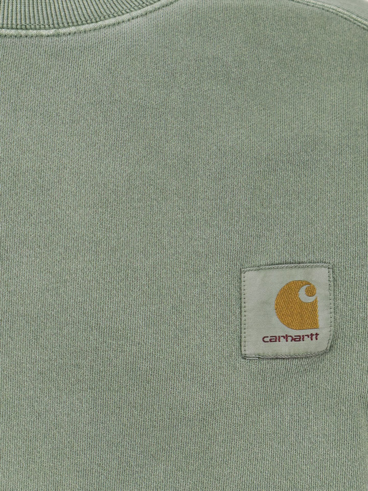 Carhartt Wip - Cotton Sweatshirt With Washed Out Effect - Home->Man->Clothing->sweatshirts