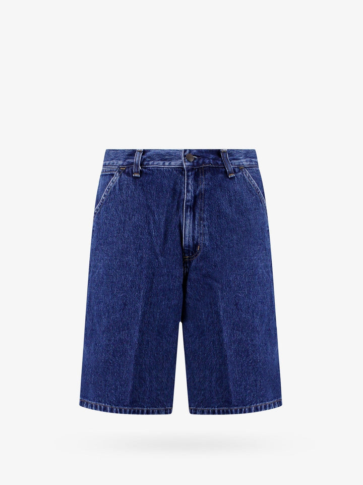 Carhartt Wip - Single Knee Denim Bermuda Shorts - Home->Man->Clothing->Shorts