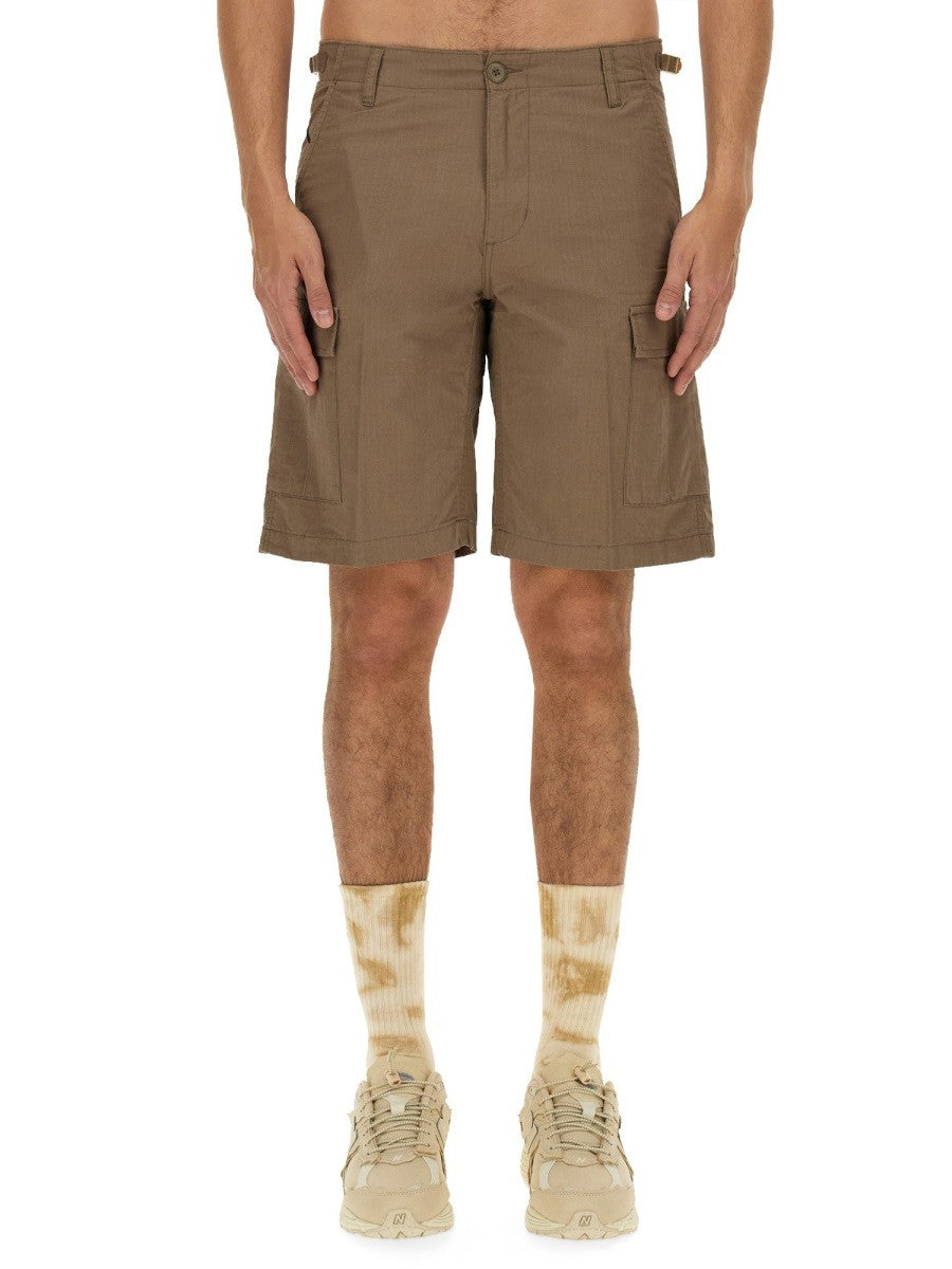 Carhartt Wip - Cotton Bermuda Shorts - Home->Man->Clothing->Shorts