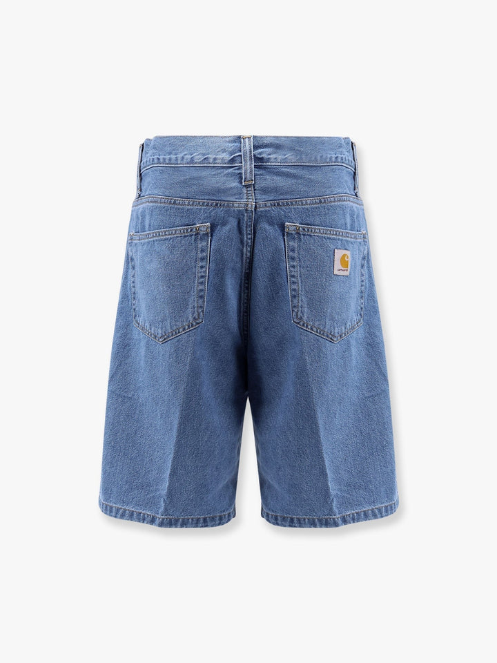 Carhartt Wip - Landon Denim Shorts With Logo Patch - Home->Man->Clothing->Shorts