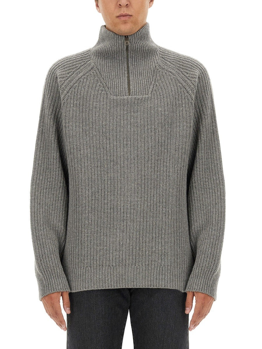 Carhartt Wip - Shirt With Zip. - Home->Man->Clothing->Sweaters