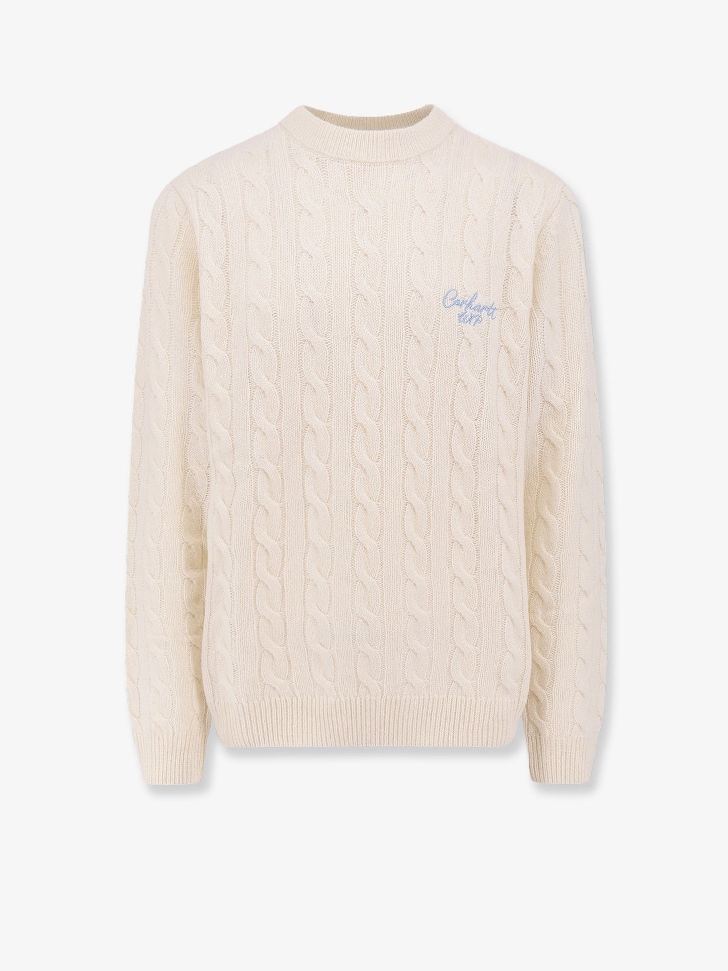 Carhartt Wip - Wool Blend Braided Sweater - Home->Man->Clothing->Knitwear