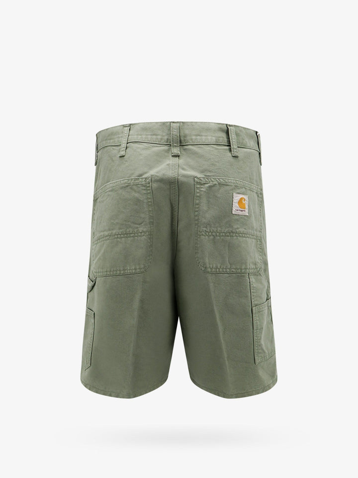 Carhartt Wip - Single Knee Cotton Bermuda Shorts With Logo Patch - Home->Man->Clothing->Shorts