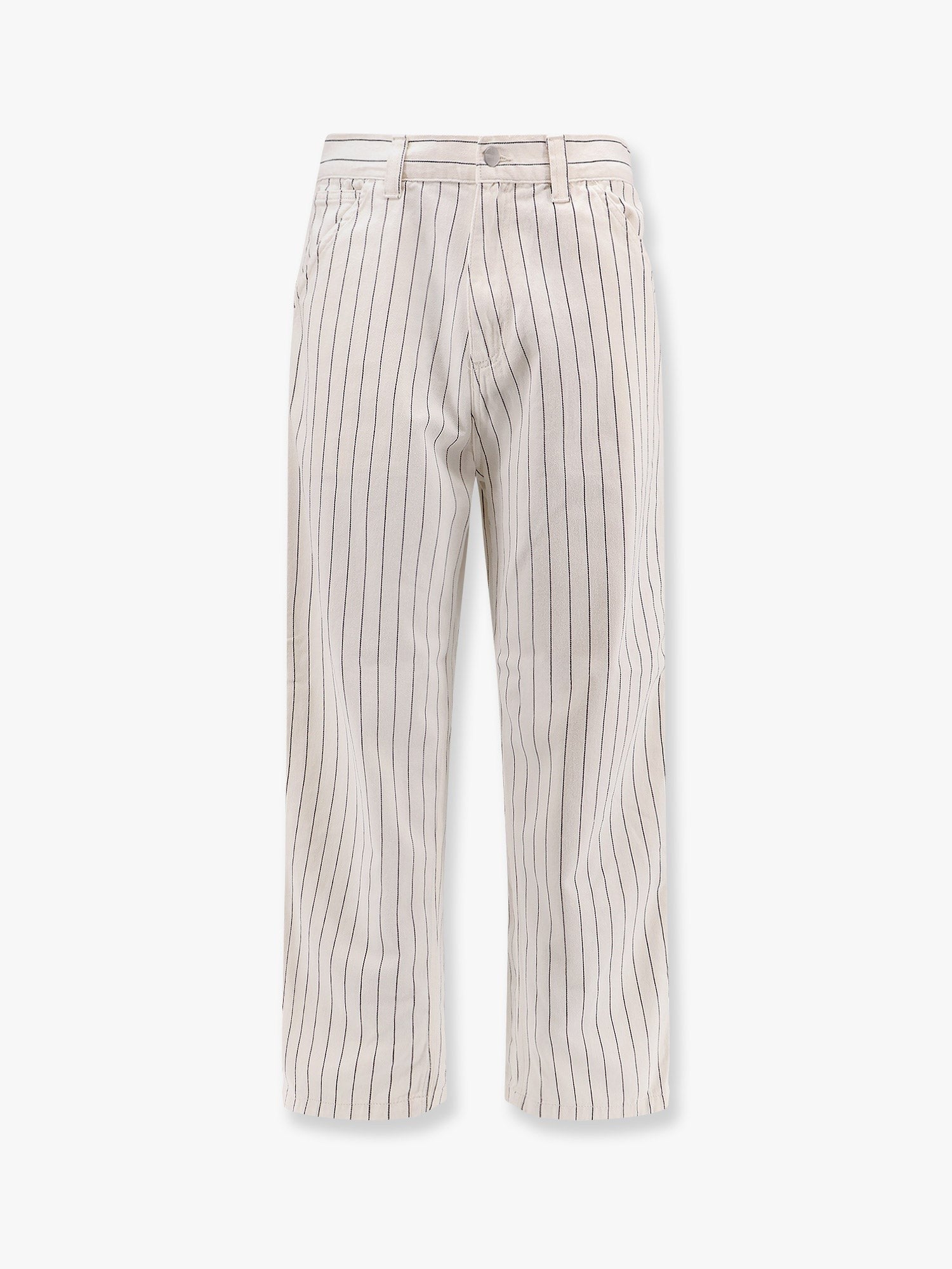 Carhartt Wip - Og Pinstriped Canvas Trouser - Home->Man->Clothing->Trousers