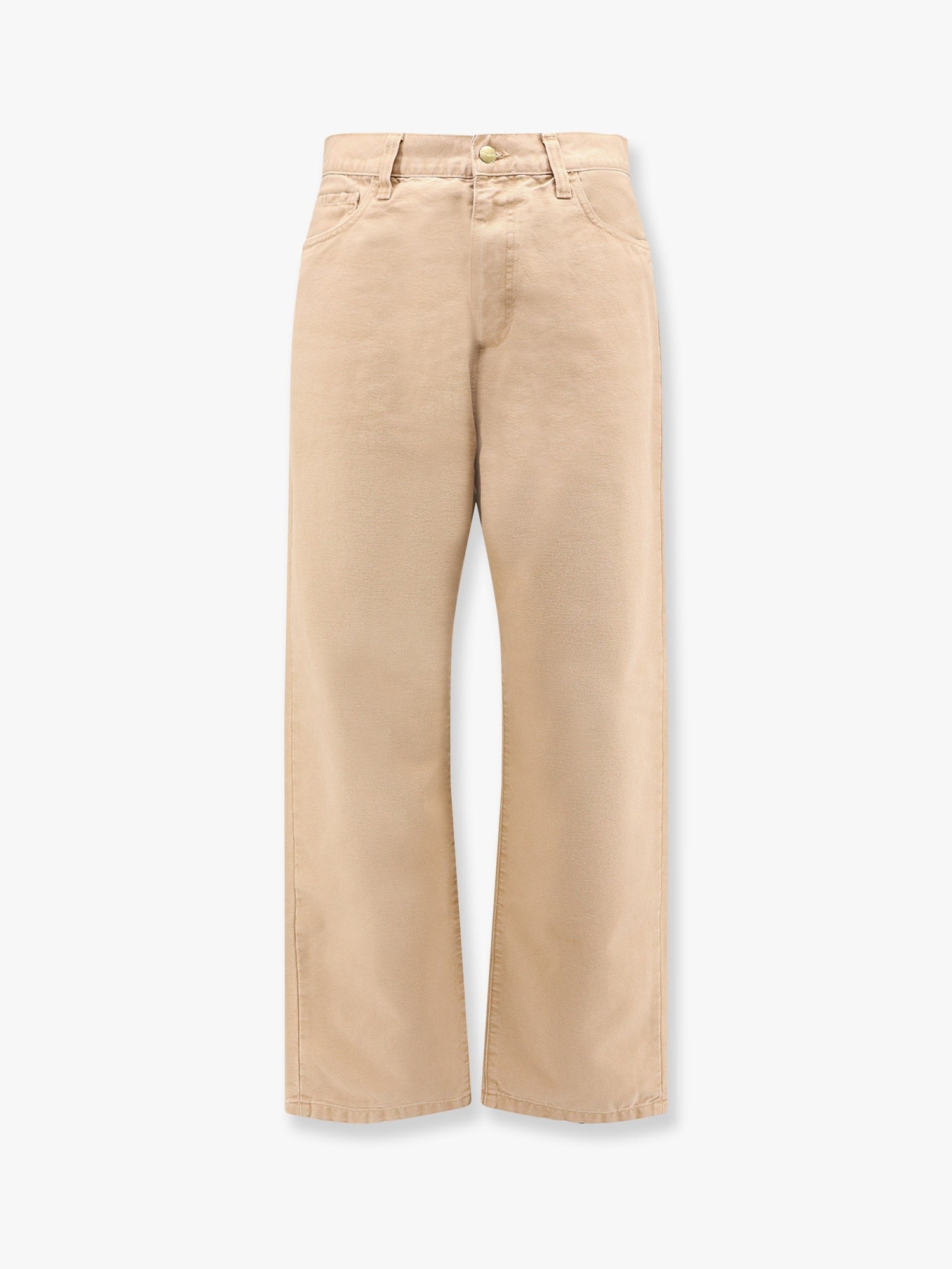 Carhartt Wip - Organic Cotton Trouser With Back Logo Patch - Home->Man->Clothing->Trousers