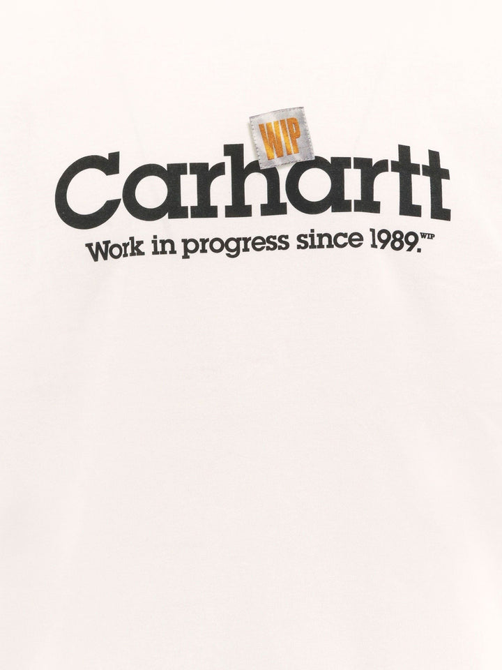 Carhartt Wip - Label Script Organic Cotton T Shirt - Home->Man->Clothing->T-Shirts and Top