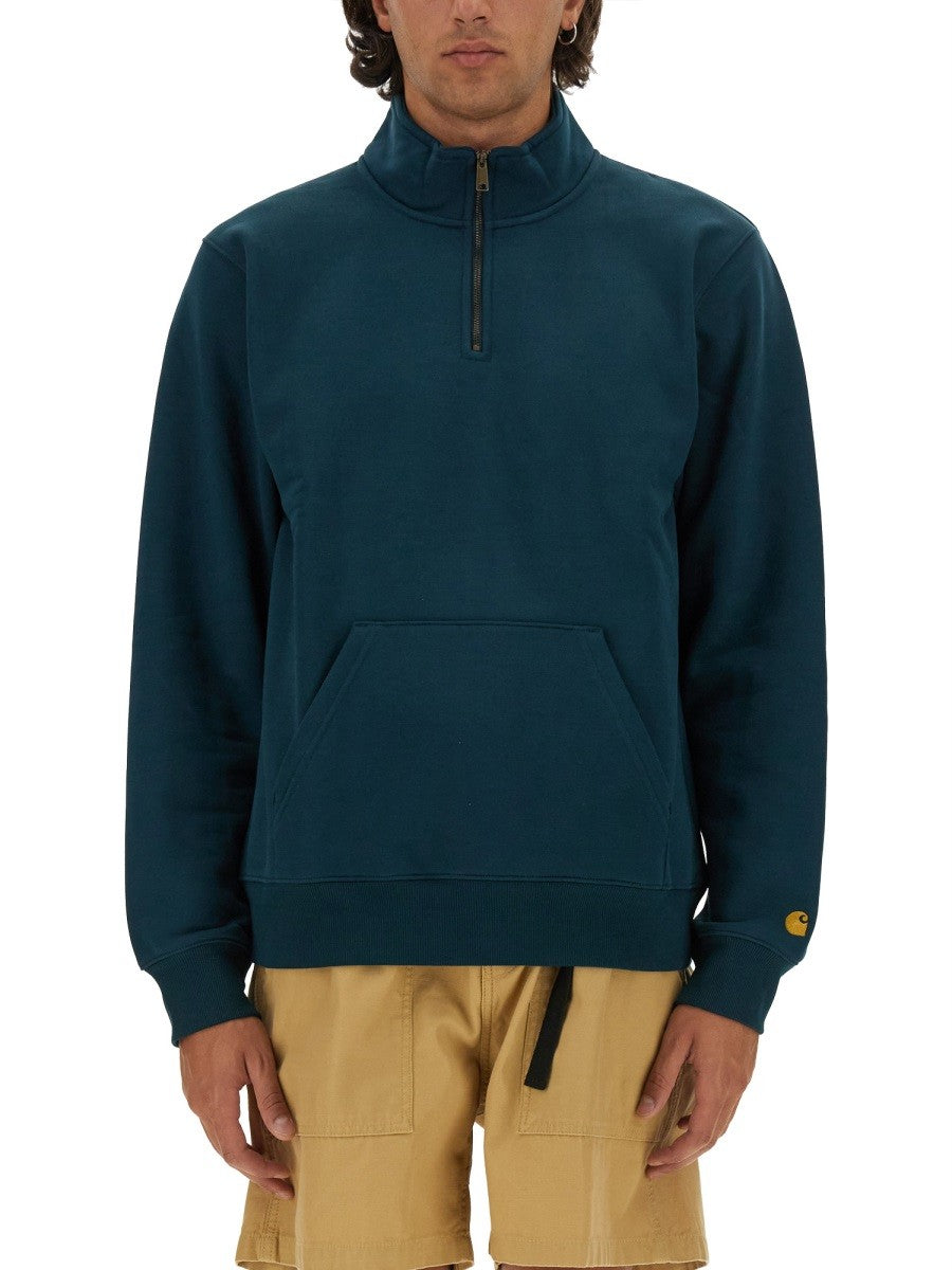 Carhartt Wip - Half Zipper Sweatshirt - Home->Man->Clothing->sweatshirts