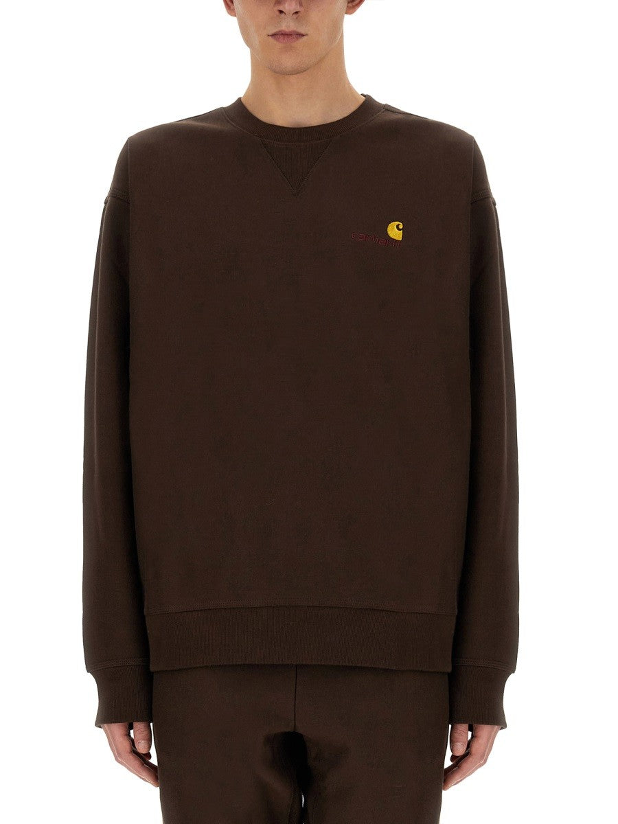 Carhartt Wip - Sweatshirt With Logo - Home->Man->Clothing->sweatshirts