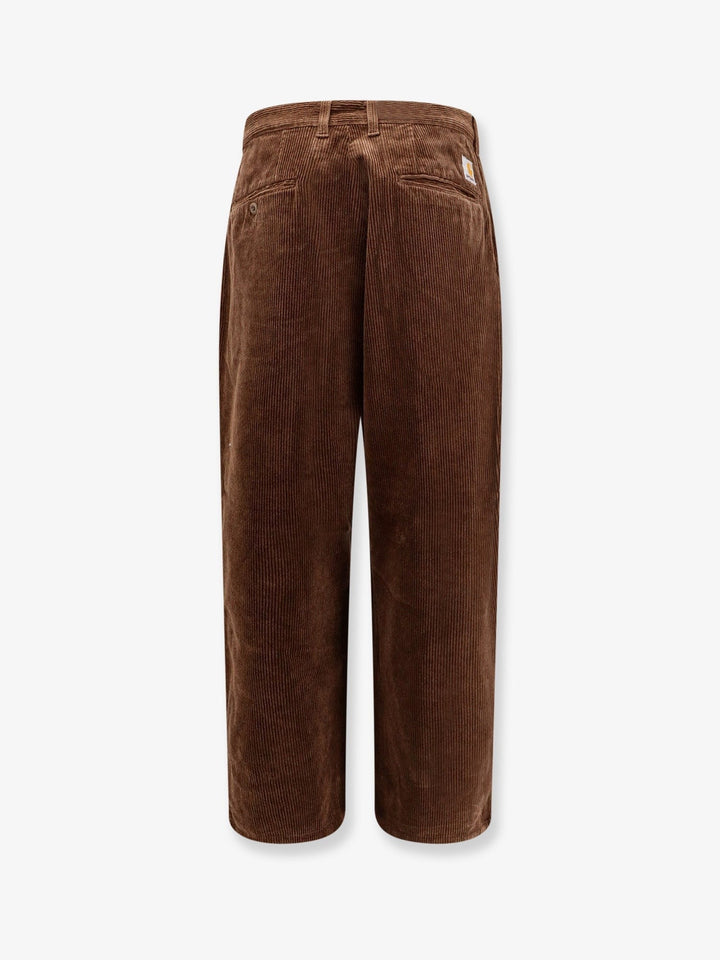 Carhartt Wip - Evan Corduroy Trouser With Logo Patch - Home->Man->Clothing->Trousers