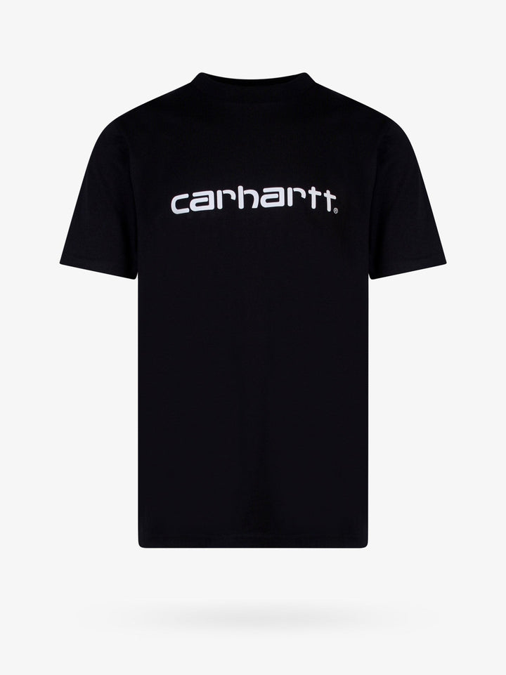 Carhartt Wip - Cotton T Shirt With Frontal Logo - Home->Man->Clothing->T-Shirts and Top