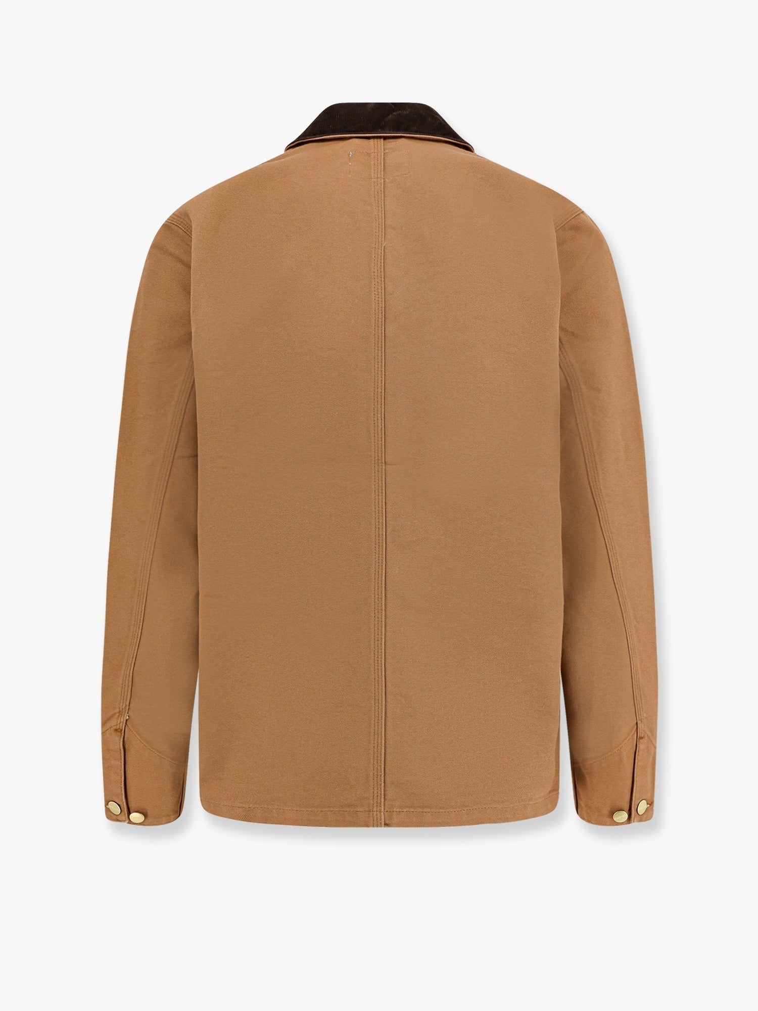 Carhartt Wip - Michigan Organic Cotton Jacket With Frontal Logo Patch - Home->Man->Clothing->Jackets