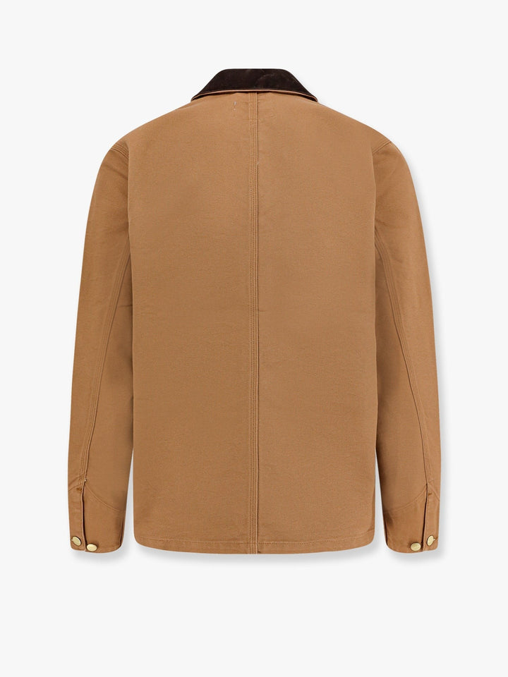 Carhartt Wip - Michigan Organic Cotton Jacket With Frontal Logo Patch - Home->Man->Clothing->Jackets