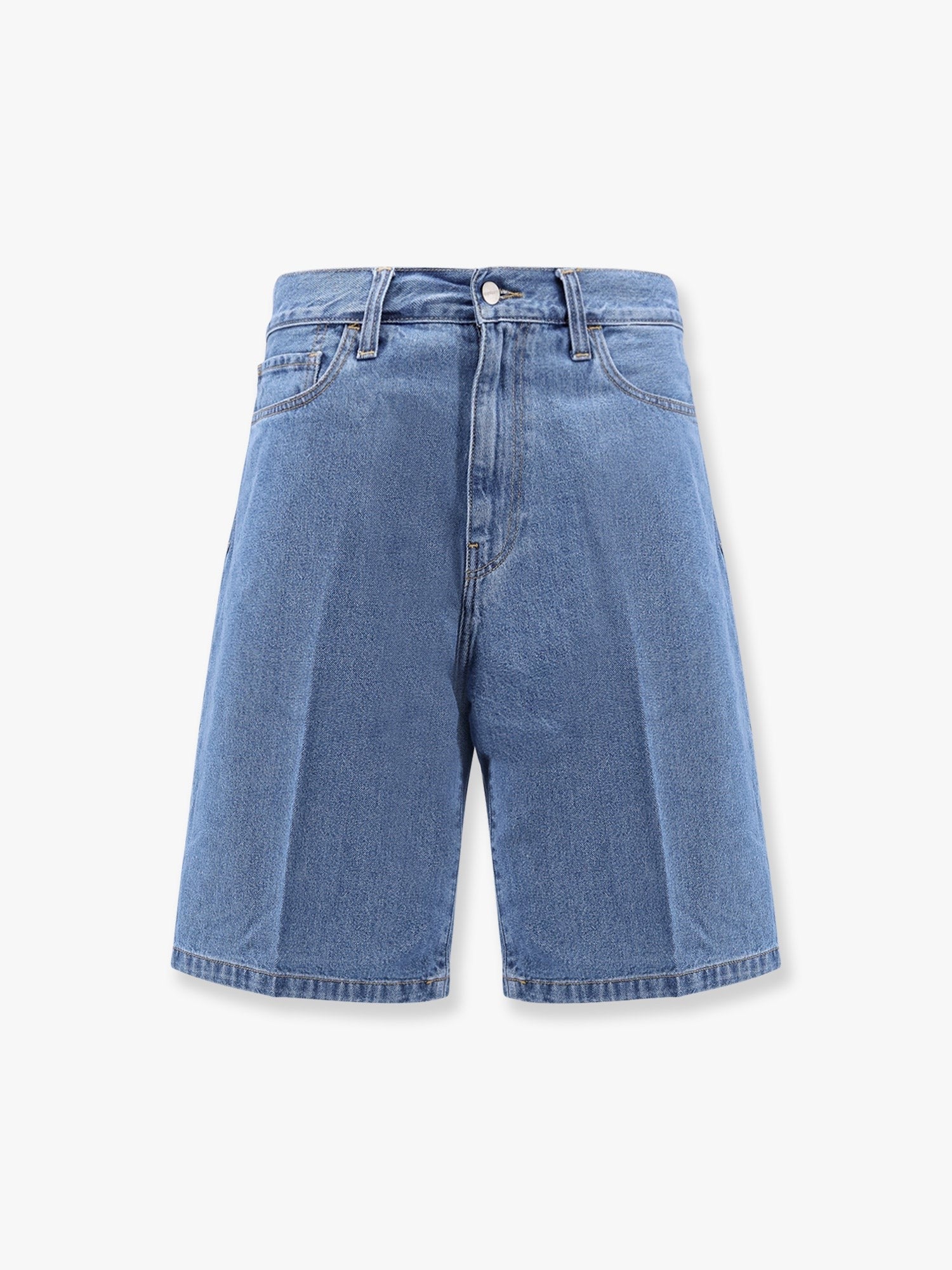 Carhartt Wip - Landon Denim Shorts With Logo Patch - Home->Man->Clothing->Shorts