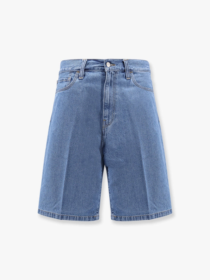 Carhartt Wip - Landon Denim Shorts With Logo Patch - Home->Man->Clothing->Shorts