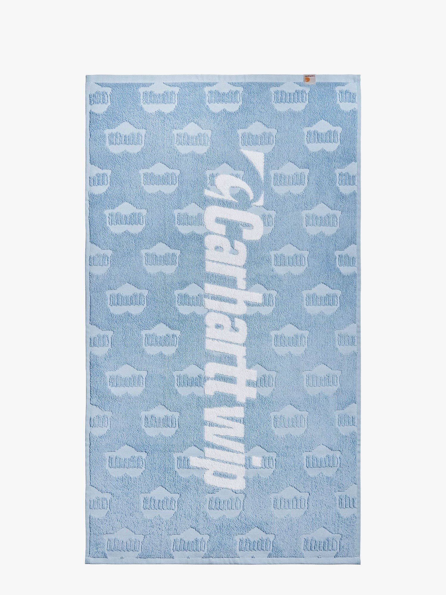 Carhartt Wip - Heart Train Cotton Beach Towel With Jacquard Motif - Home->Man->Accessories->Lifestyle->Homeware