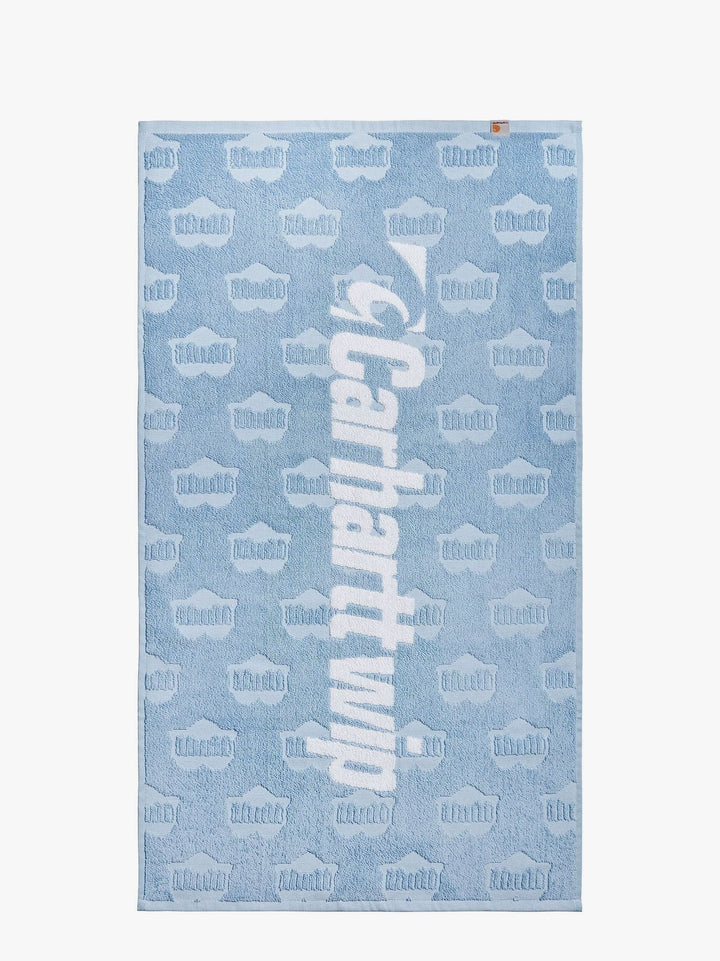 Carhartt Wip - Heart Train Cotton Beach Towel With Jacquard Motif - Home->Man->Accessories->Lifestyle->Homeware