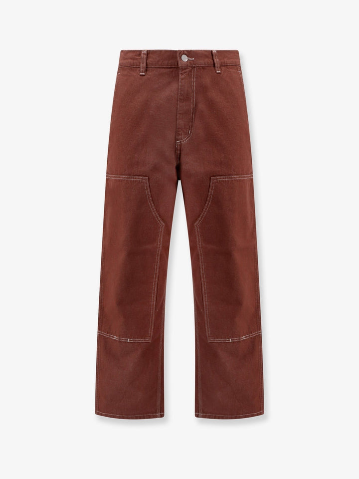 Carhartt Wip - Cotton Trouser With Stitched Profile - Home->Man->Clothing->Trousers