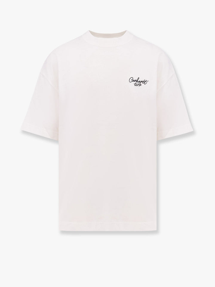 Carhartt Wip - Cotton T Shirt With Logo Embroidery - Home->Man->Clothing->T-Shirts and Top