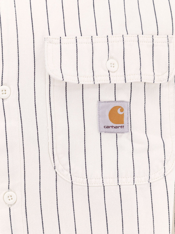 Carhartt Wip - Hendry Striped Canvas Shirt - Home->Man->Clothing->Shirts