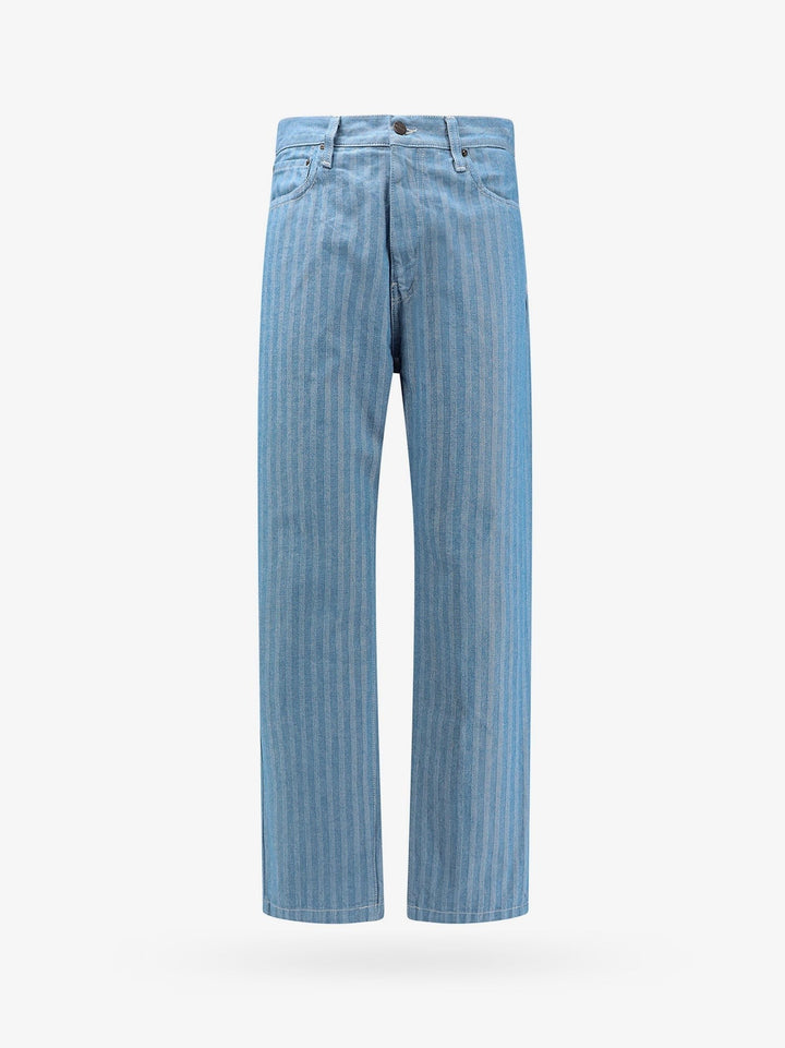Carhartt Wip - Cotton Jeans With Striped Motif - Home->Man->Clothing->Jeans