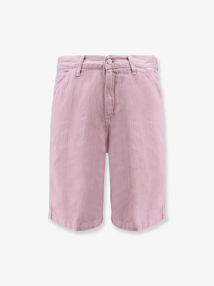 Carhartt Wip - Cooper Herringbone Cotton And Linen Shorts - Home->Man->Clothing->Shorts