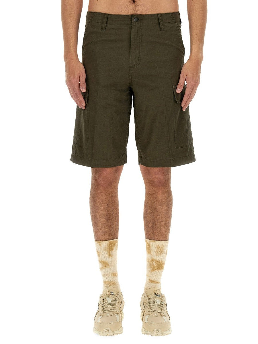 Carhartt Wip - Cotton Bermuda Shorts - Home->Man->Clothing->Shorts