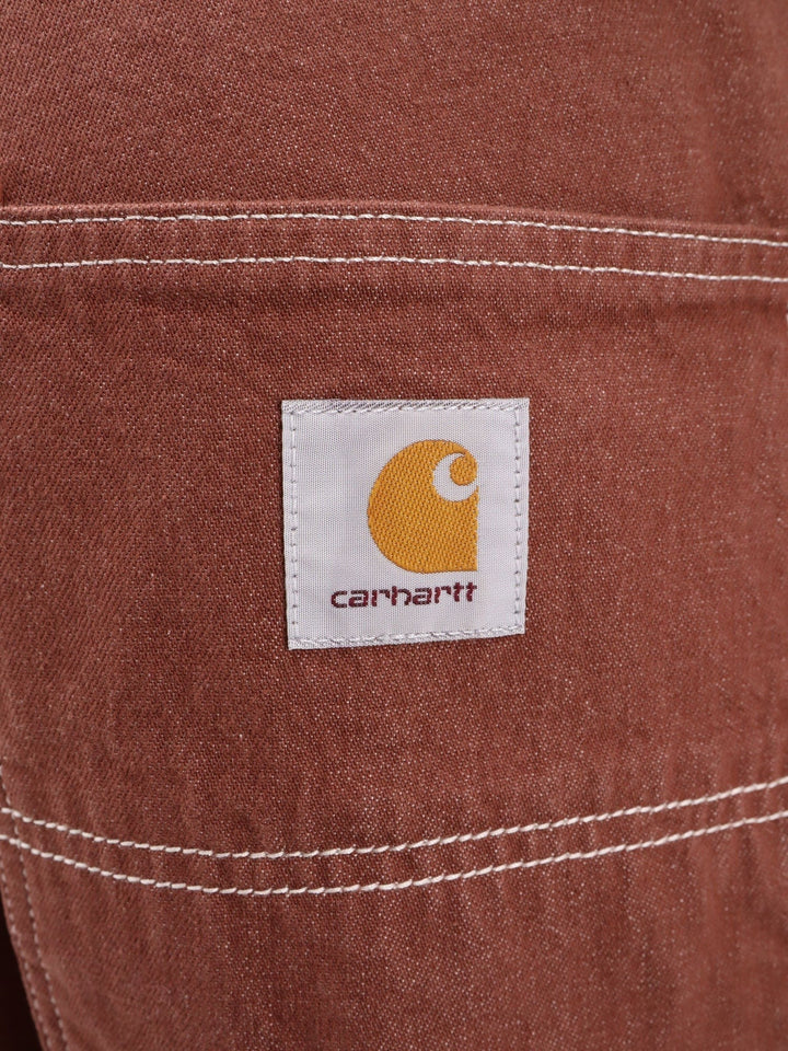 Carhartt Wip - Cotton Trouser With Stitched Profile - Home->Man->Clothing->Trousers