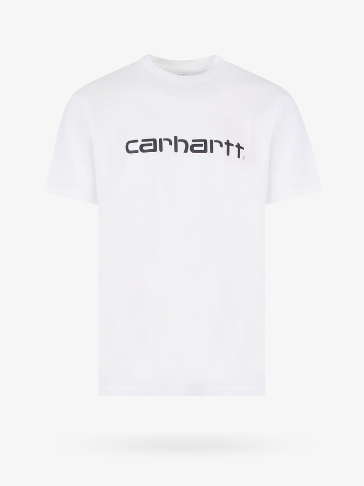 Carhartt Wip - Cotton T Shirt With Frontal Logo - Home->Man->Clothing->T-Shirts and Top