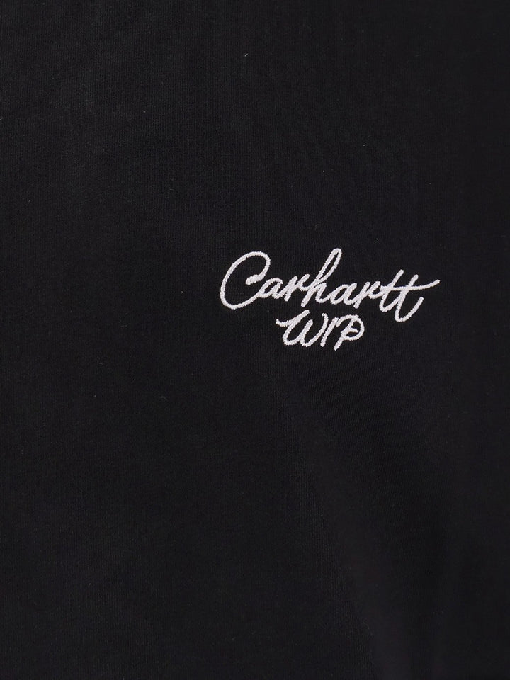Carhartt Wip - Cotton T Shirt With Logo Embroidery - Home->Man->Clothing->T-Shirts and Top