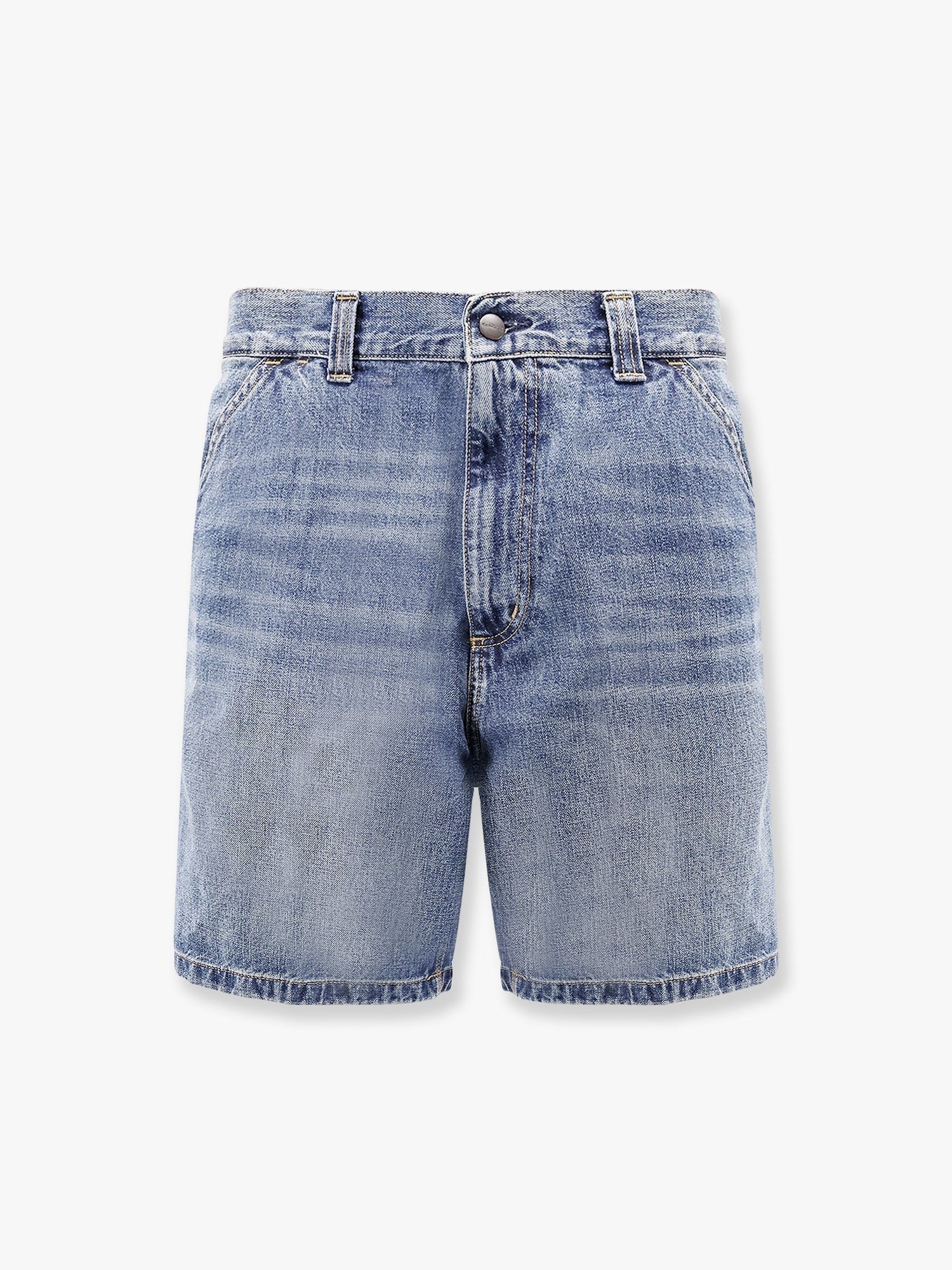 Carhartt Wip - Single Knee Denim Bermuda Shorts - Home->Man->Clothing->Shorts