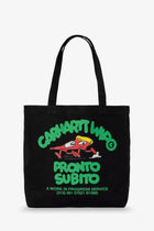 Carhartt Wip Men's Canvas Graphic Tote Bag Black