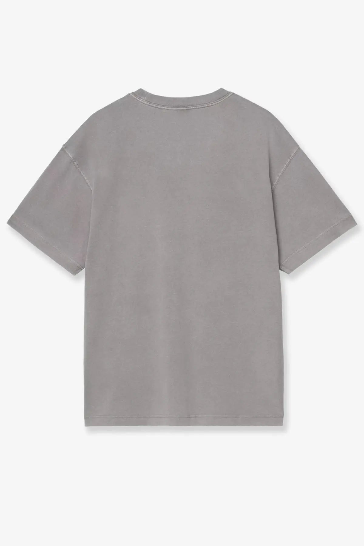Carhartt WIP men’s Nelson cotton shirt Yosemite is a minimalist gray cotton t-shirt with relaxed fit and subtle stitching
