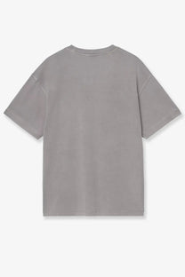 Carhartt WIP men’s Nelson cotton shirt Yosemite is a minimalist gray cotton t-shirt with relaxed fit and subtle stitching