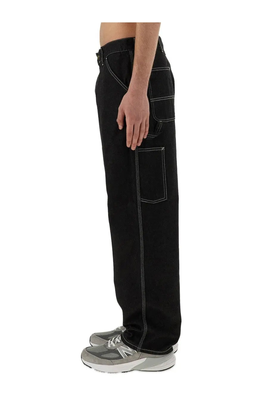 Carhartt Wip Men's Single Knee Pant Black, view 4