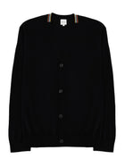 Paul Smith Men's Carigan Signature Stripe Black