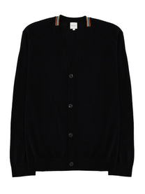 Paul Smith Men's Carigan Signature Stripe Black