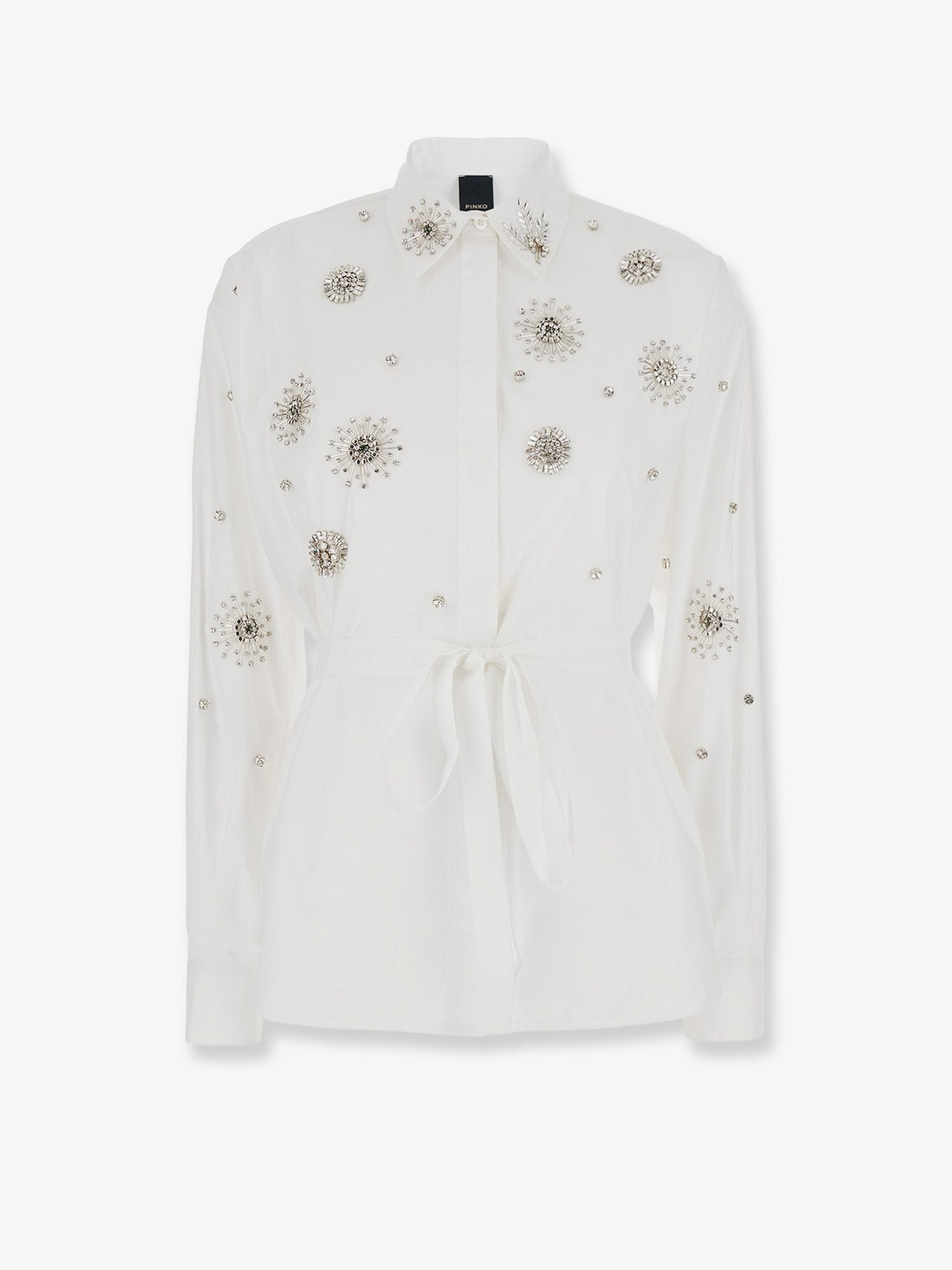 Pinko Women's Carley Cotton Popeline Shirt White Pinko