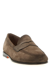 Santoni Carlos Loafers Brown