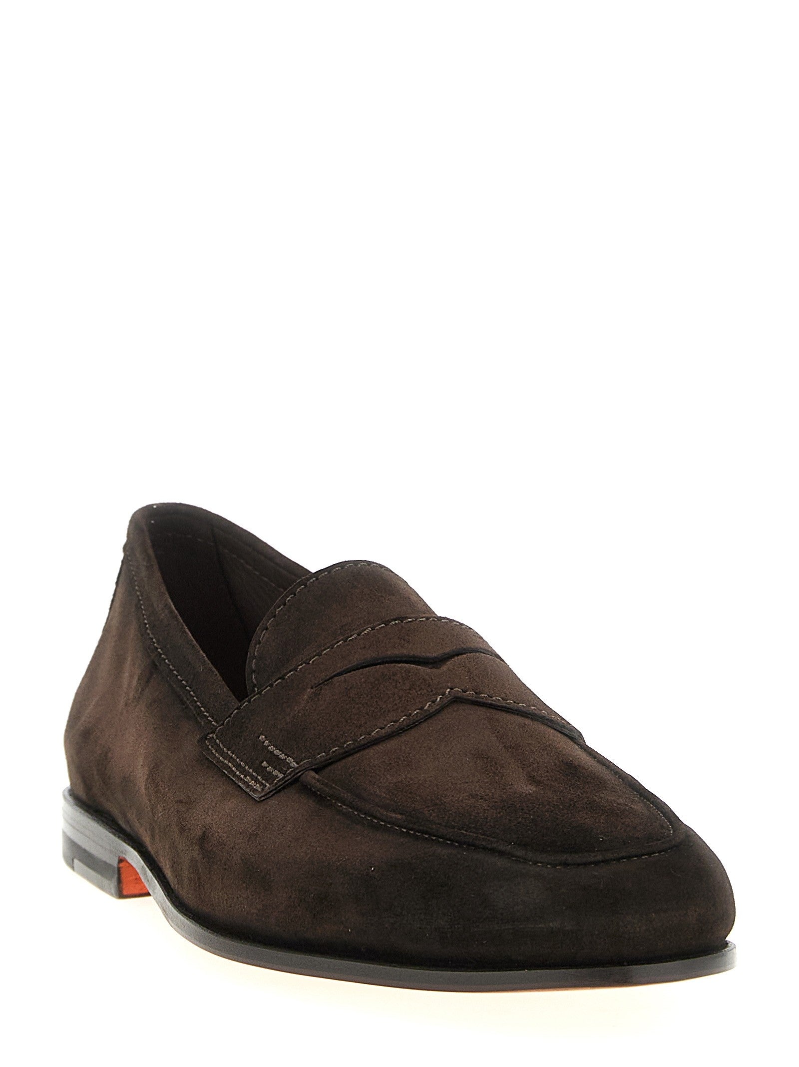 Santoni Carlos Loafers Brown