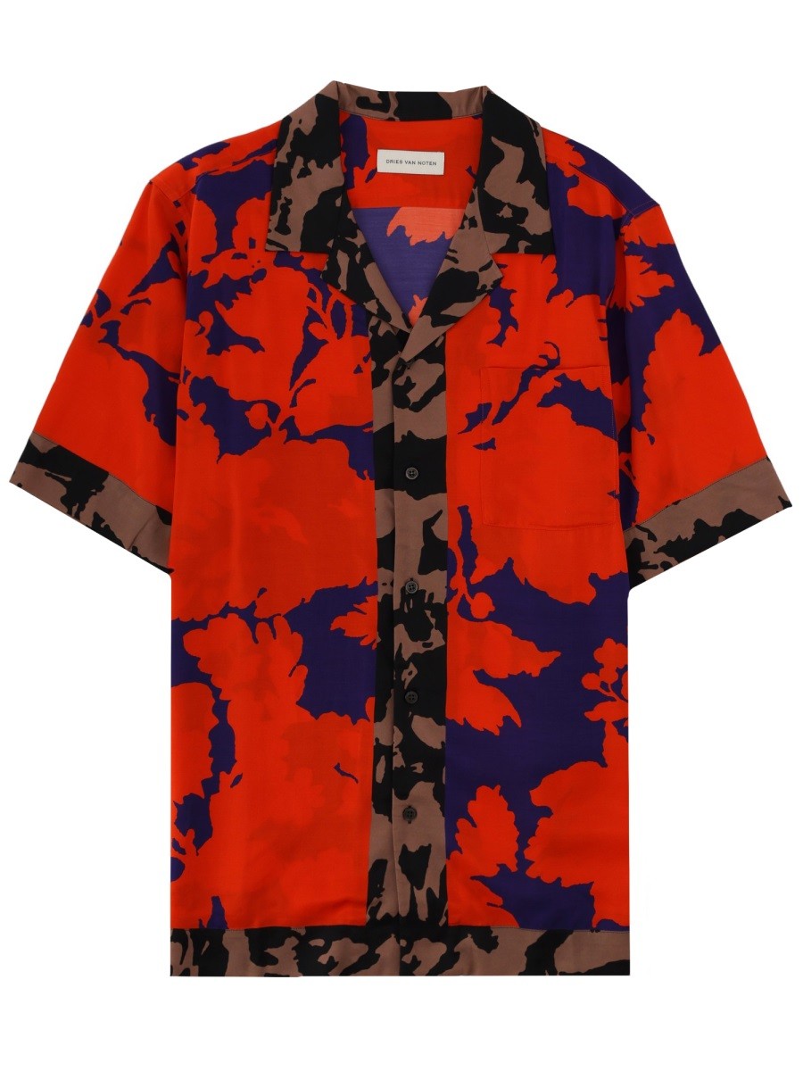 Dries Van Noten Men's Carlton Shirt Red