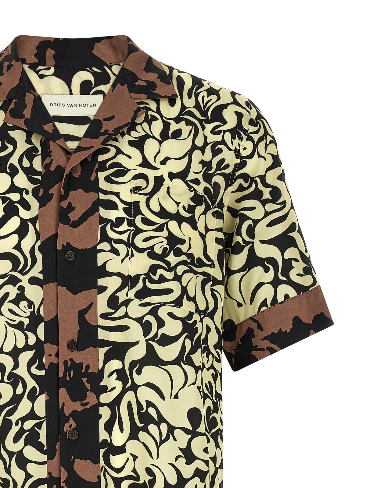 Dries Van Noten Carltone Shirt Gold