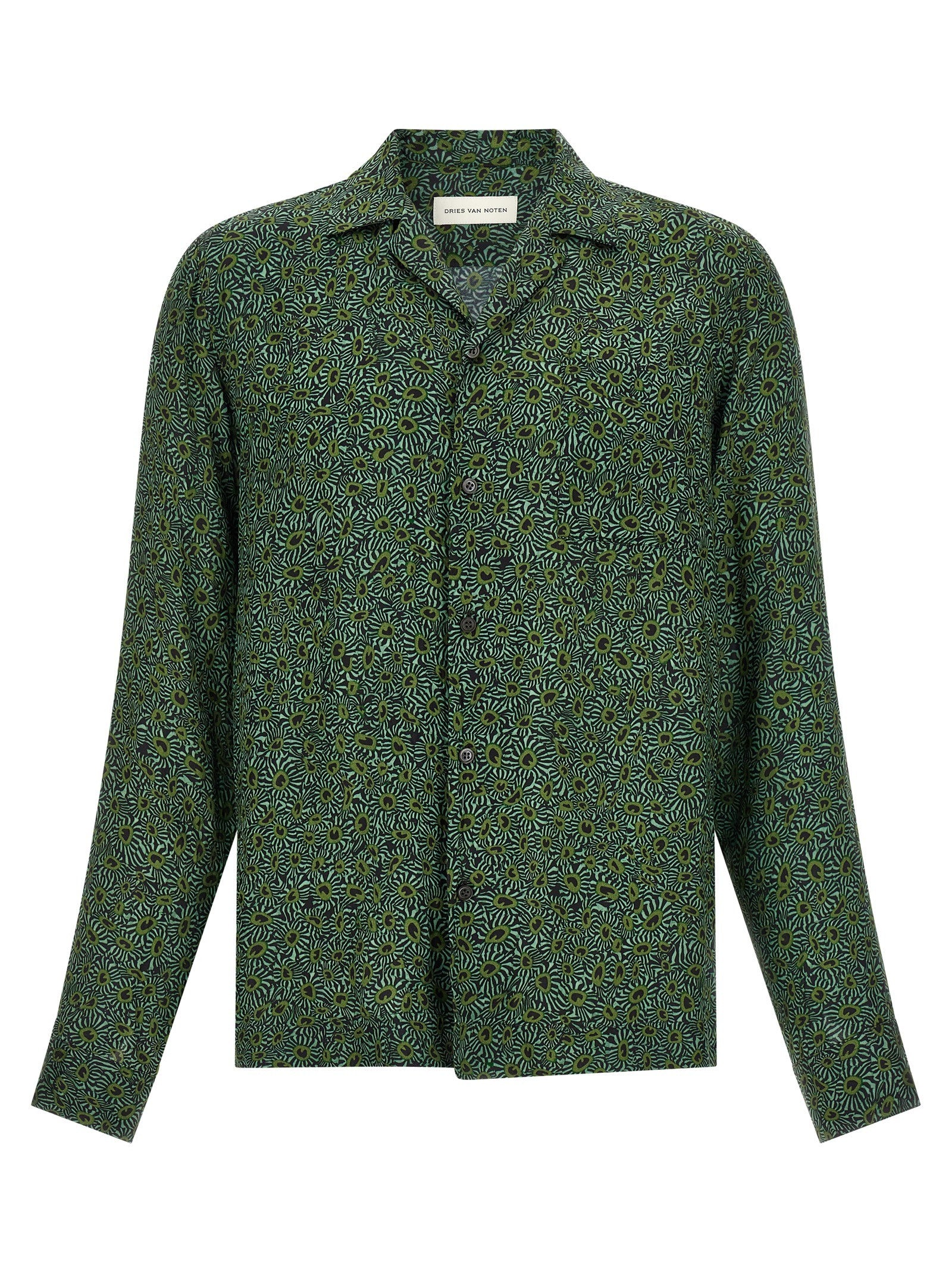 Dries Van Noten Carlty Shirt Green