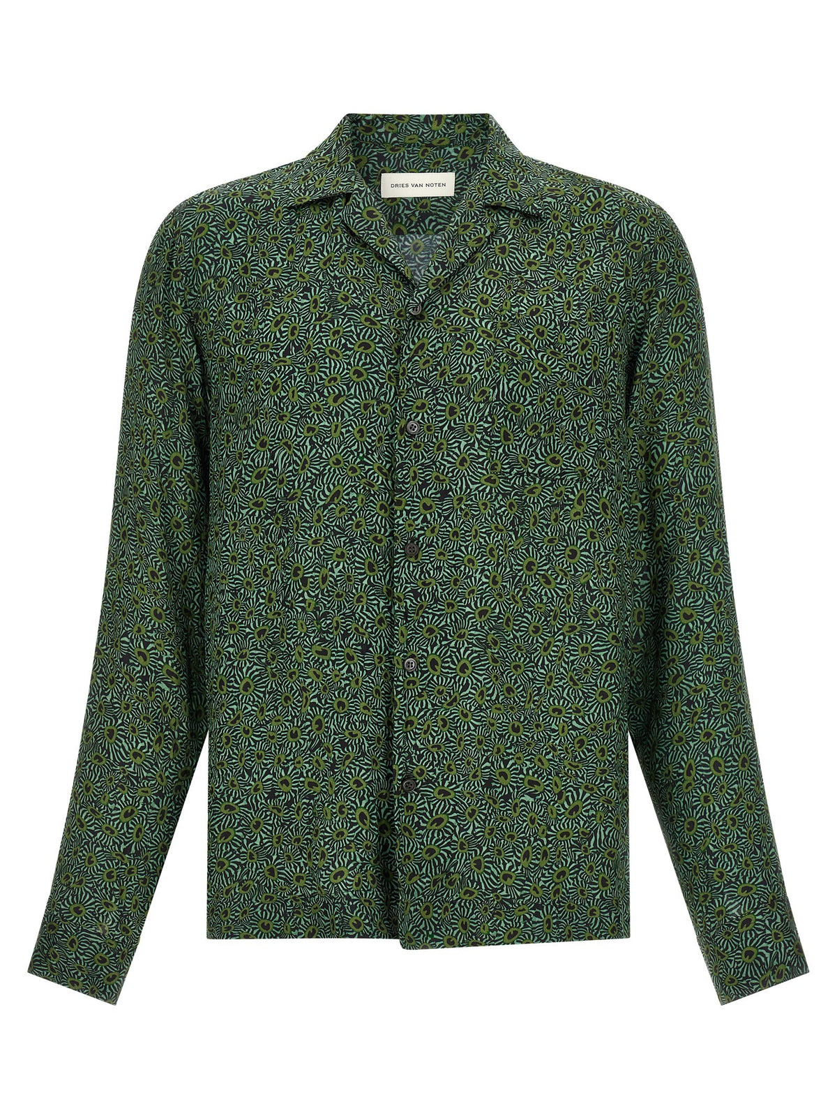 Dries Van Noten Carlty Shirt Green